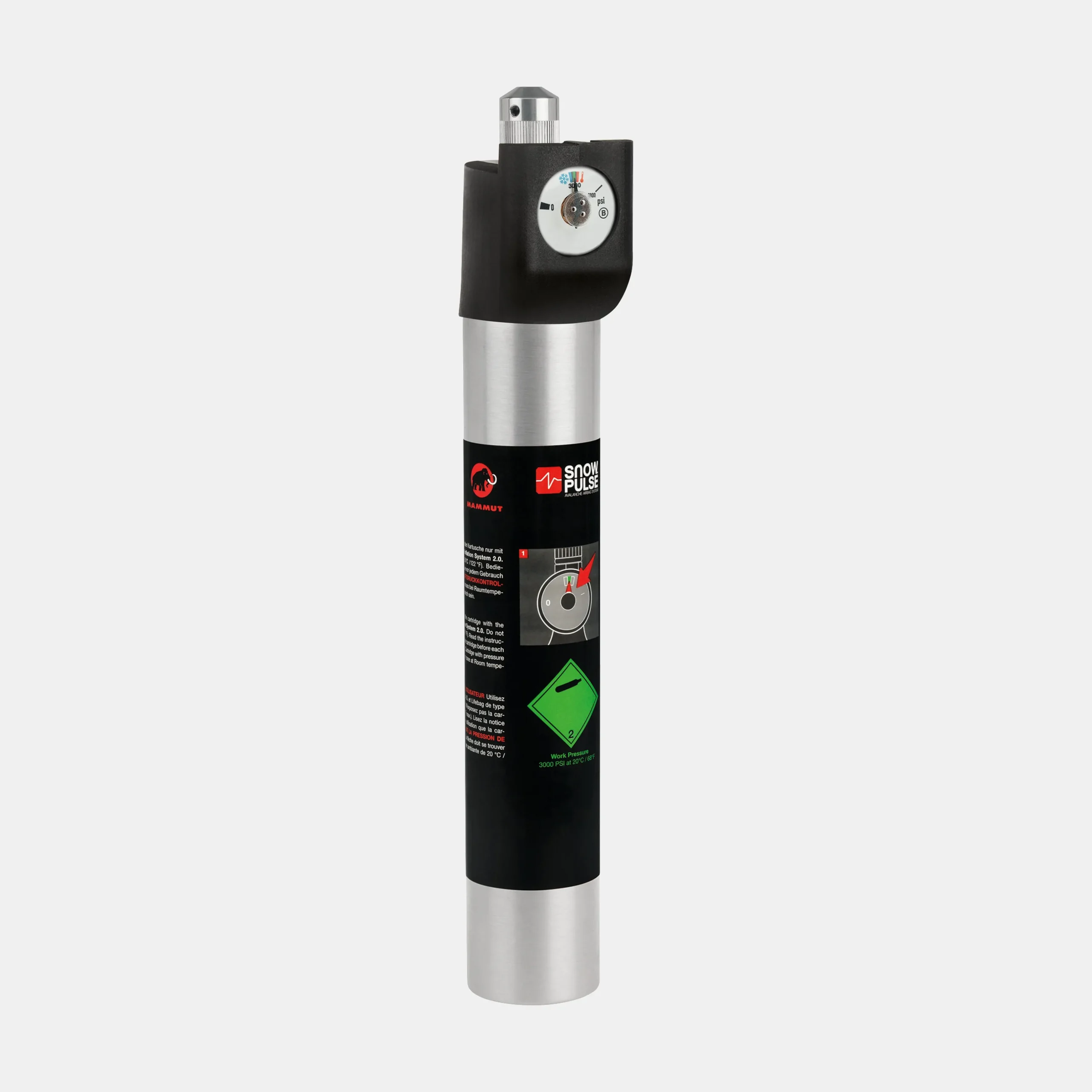 Cartridge Refillable 207 Bar Alu