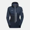 Eiger Speed ML Hybrid Half Zip Hoodie Women